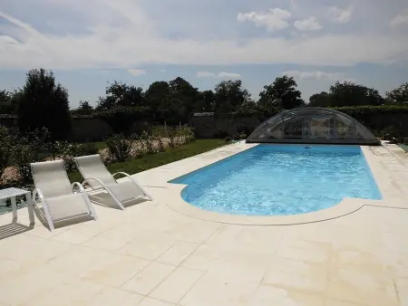 Gîte 8 pers. avec piscine chauffée et étang privé : photo 2