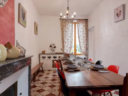 Gîte 8 pers. avec piscine chauffée et étang privé : photo 11