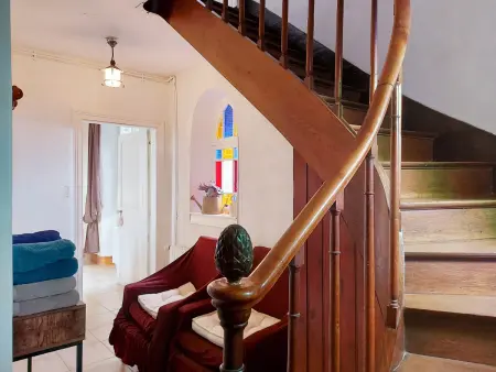 Gîte 8 pers. avec piscine chauffée et étang privé : photo 19