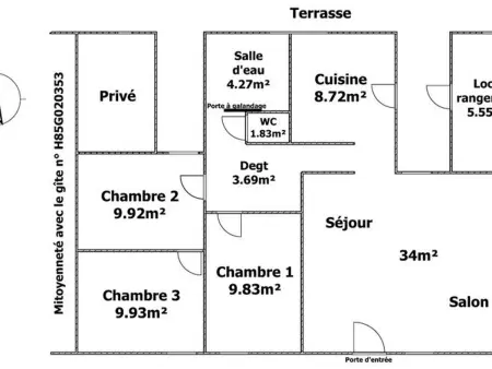 Gîte 19e siècle rénové, piscine chauffée et spa à La Garnache - Photo 34