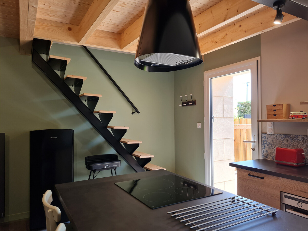 Studio avec mezzanine, cour privative et piscine chauffée à Rochetrejoux - Photo 8