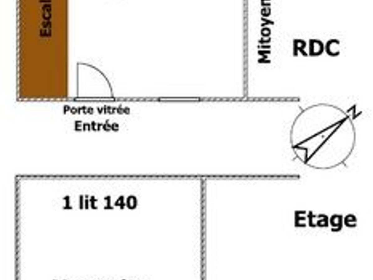 Studio avec mezzanine, cour privée et piscine à Rochetrejoux - Photo 15
