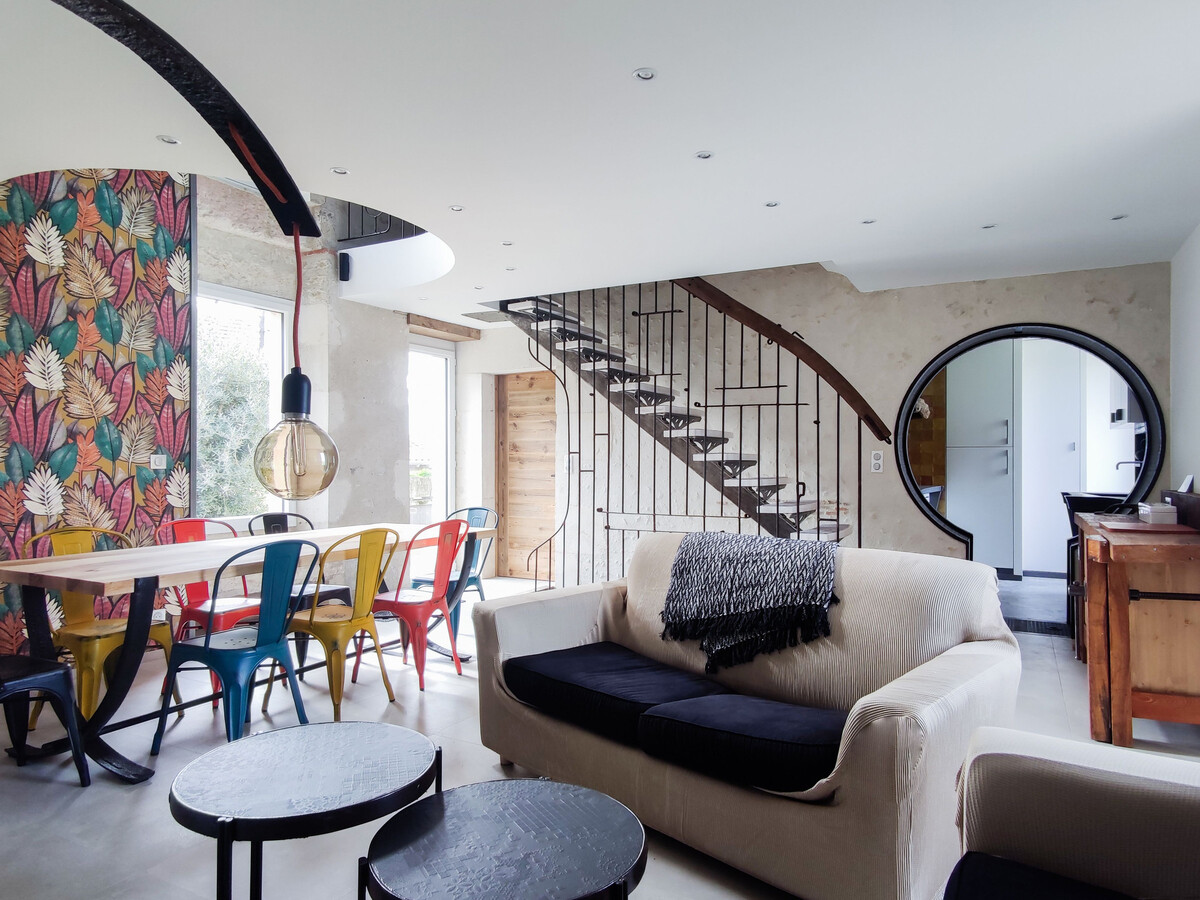 Gîte d'Architecte 6 Pers. avec Terrasse et Jardin à Pissotte - Photo 8