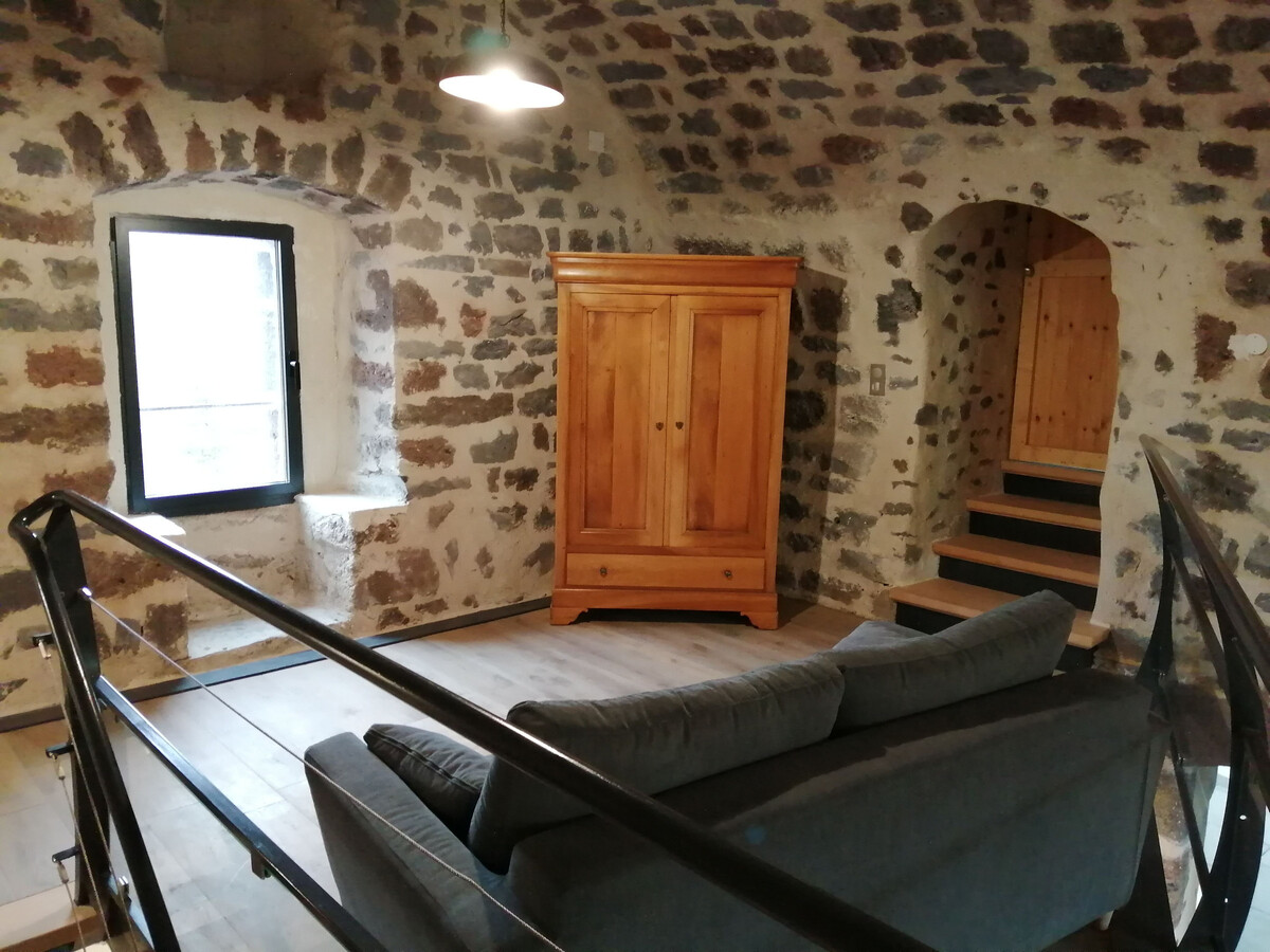 Gîte rénové 4 pers. à Arsac-en-Velay, portes du Puy - Photo 11