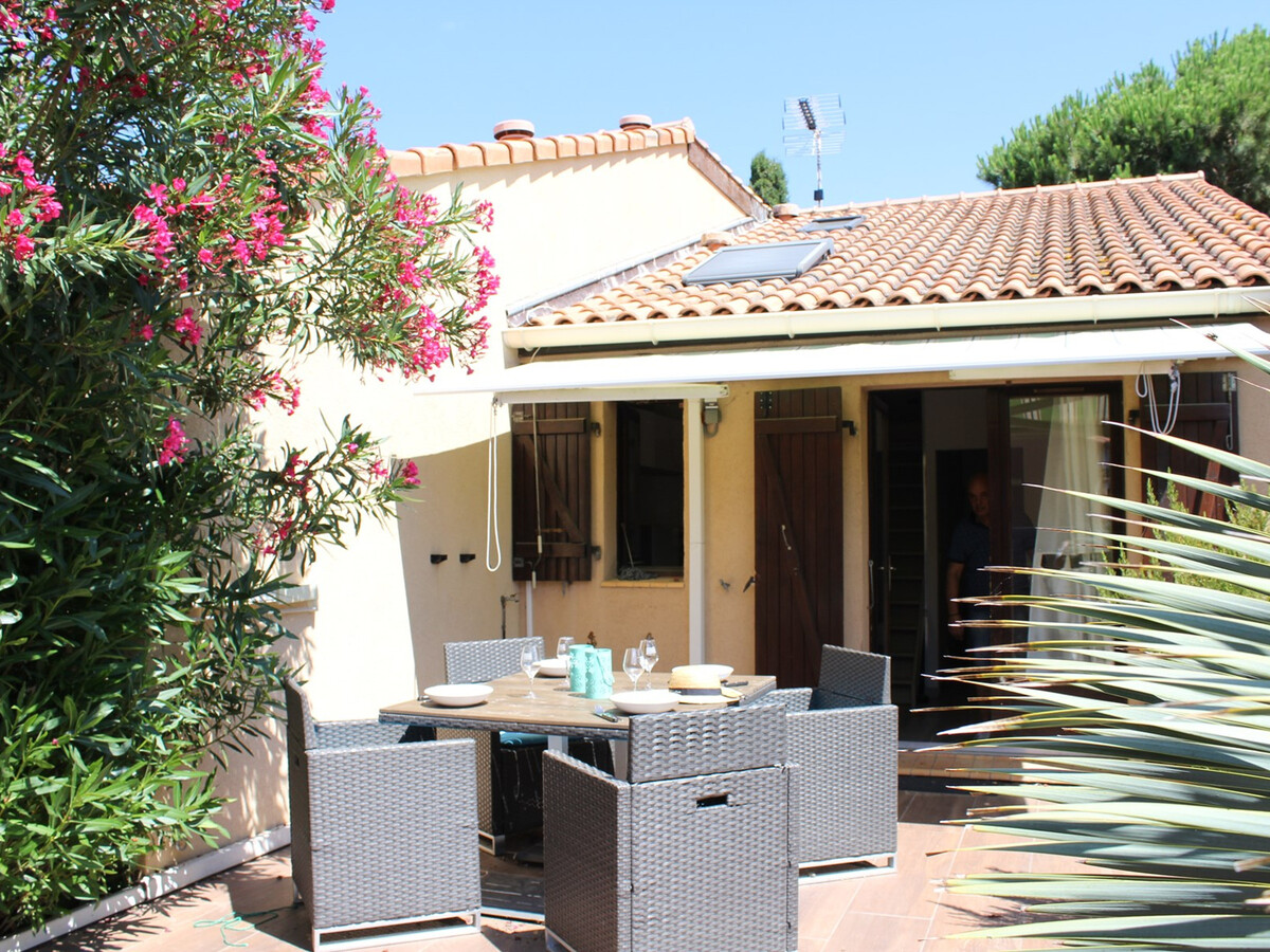 Maison 5 pers. Gruissan : terrasse, barbecue, piscine, clim - Photo 1