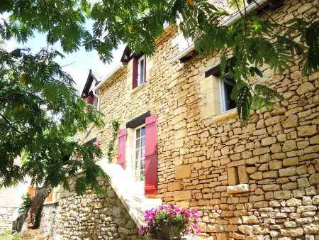 Location gite à Saint Vincent le Paluel, Maison avec jardin près de Sarlat, animaux admis