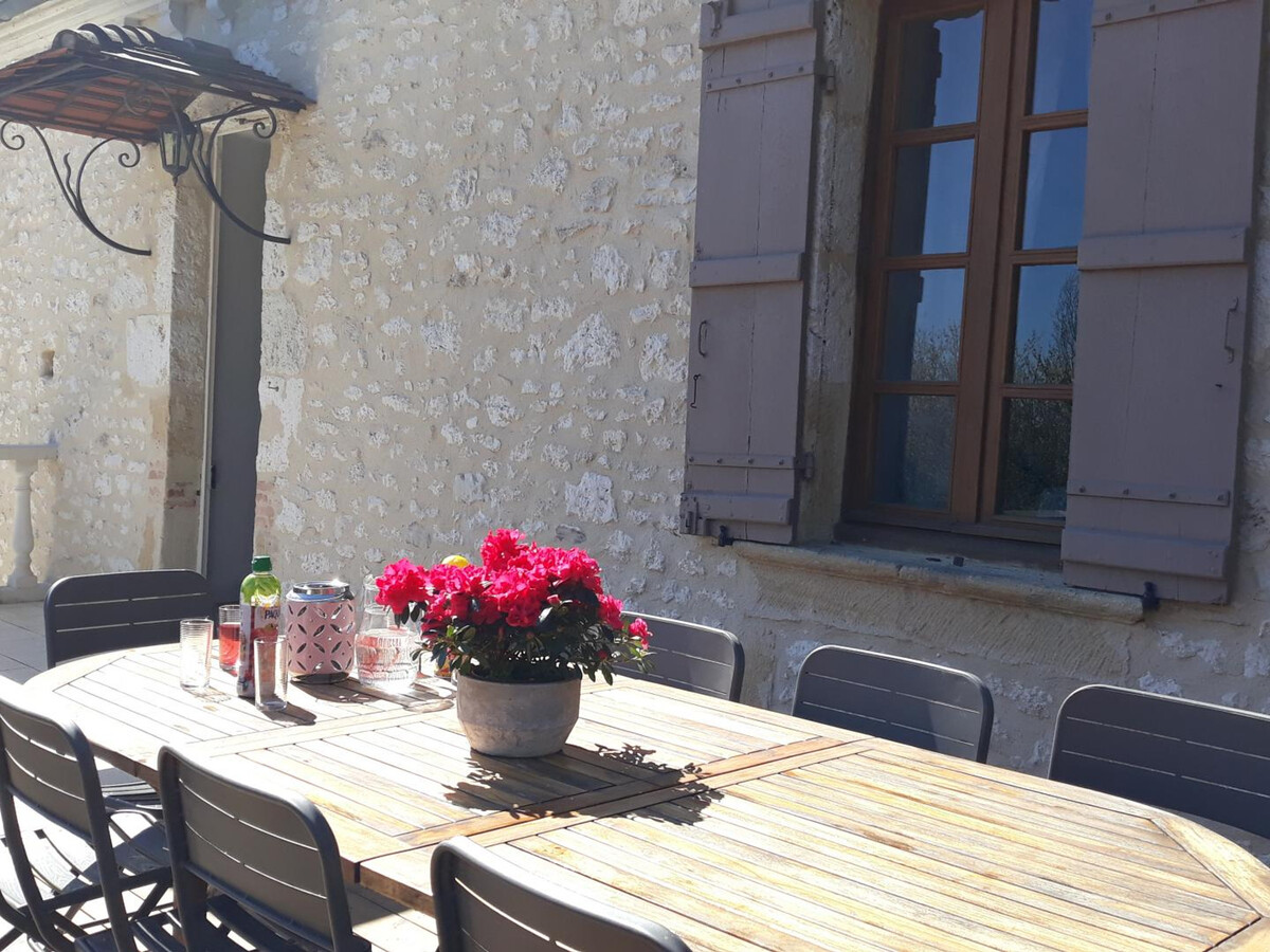 Gîte en pierre avec piscine 8x4m, 10 personnes, Rampieux - Photo 5