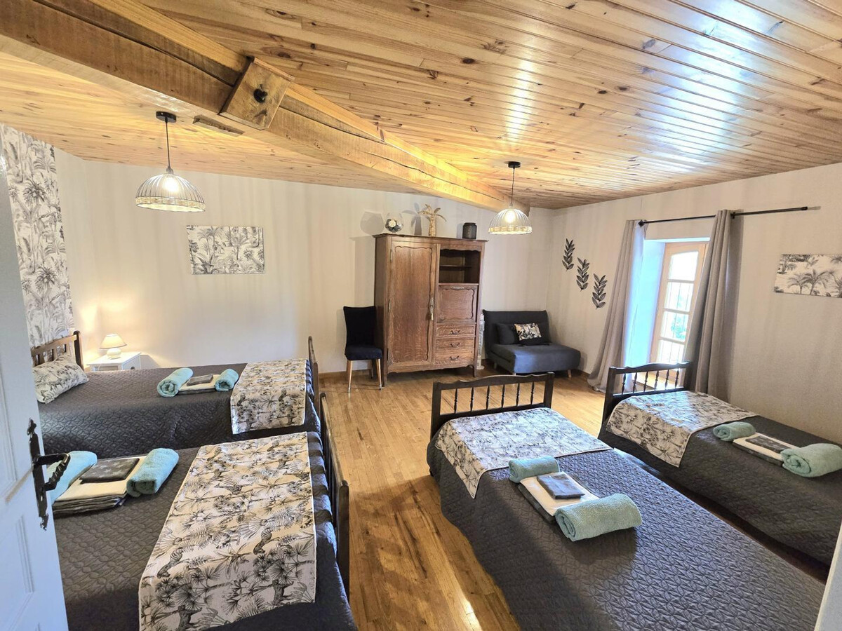 Gîte en pierre avec piscine 8x4m, 10 personnes, Rampieux - Photo 29