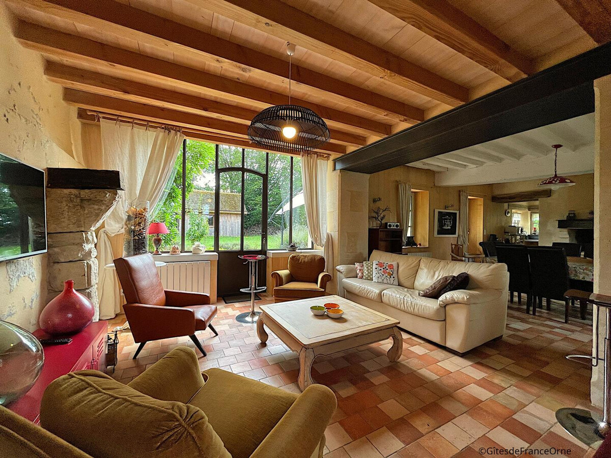 Maison percheronne 8 pers., jardin 500 m² et étang - Photo 14