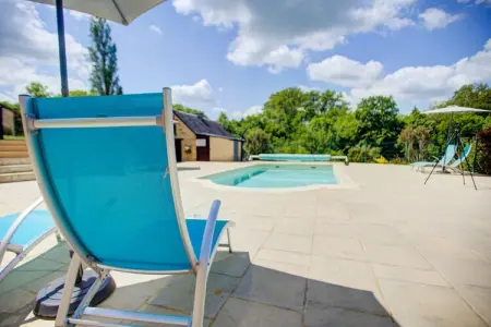 Ferme Sarlat – Maison 11 personnes, piscine privée : photo 9