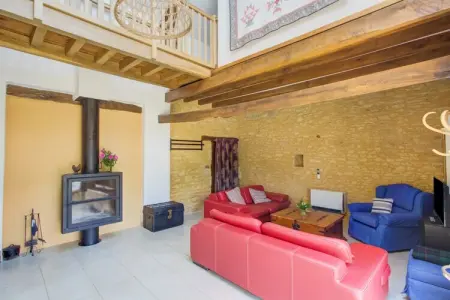 Ferme Sarlat – Maison 11 personnes, piscine privée : photo 13