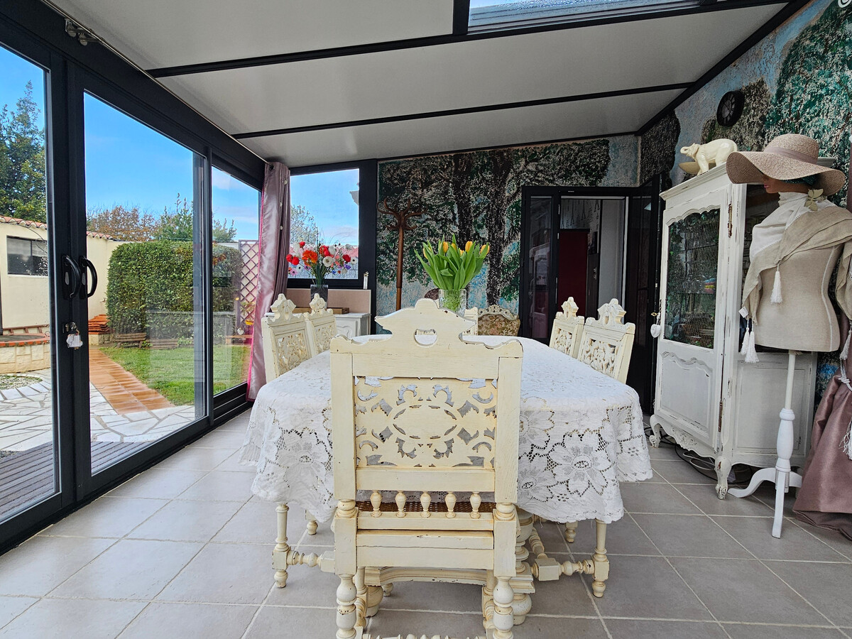 Maison confortable avec véranda et jardin, 4 pers, animaux sur demande - Photo 12