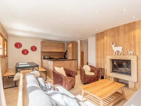 Location maison à La Plagne Tarentaise, Chalet lumineux avec 4 chambres et parking à La Plagne