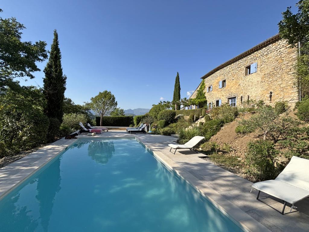 Mas Provençal XVIIIe avec piscine chauffée à Montaulieu - Photo 1