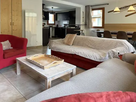 Superbe chalet pour 10 pers. avec piscine, sauna, cheminée, terrasse, skis aux pieds - Les Orres 1800 - Photo 2