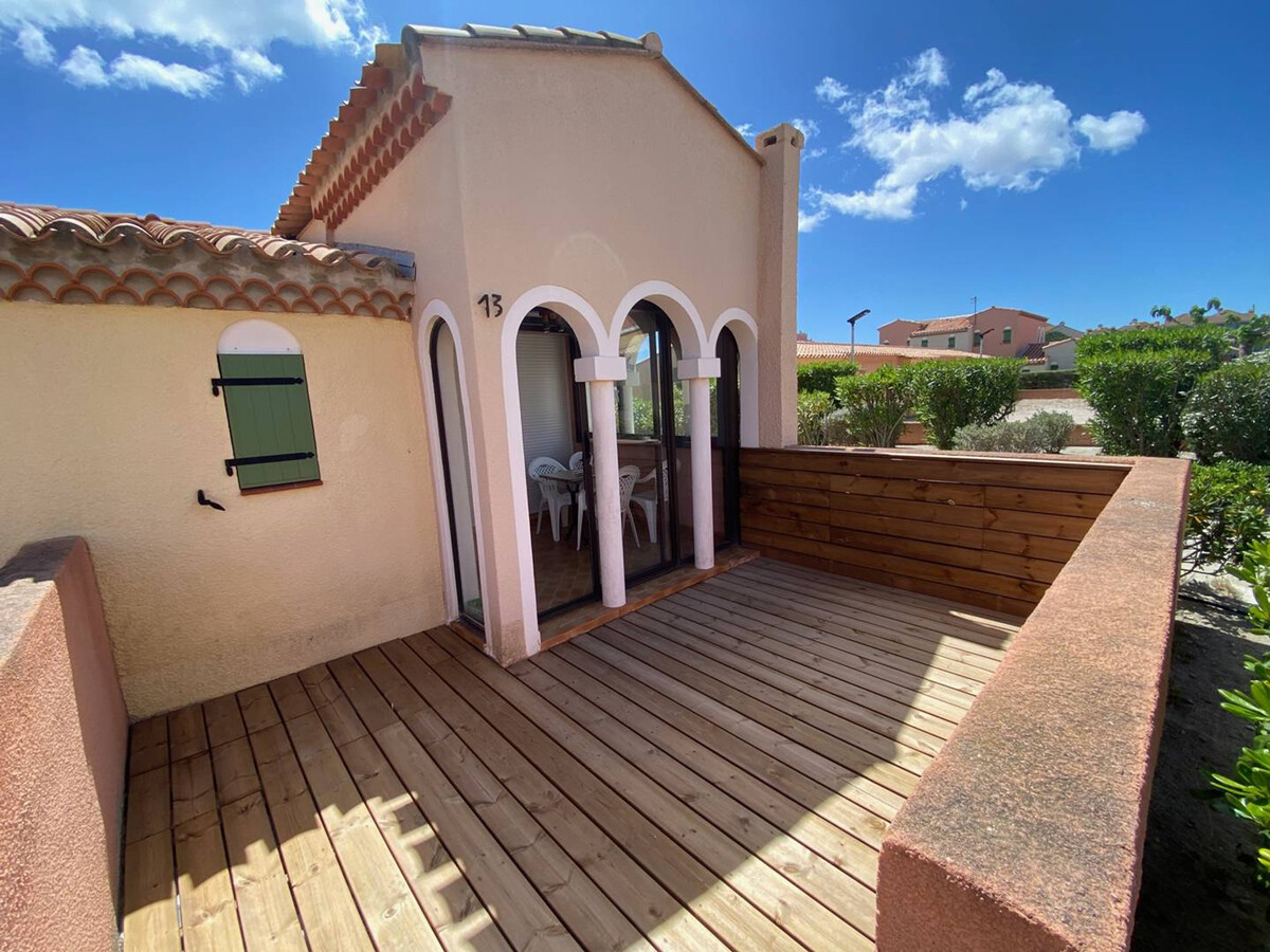 Pavillon T2 Port Barcarès, terrasse et plage privée - Photo 14