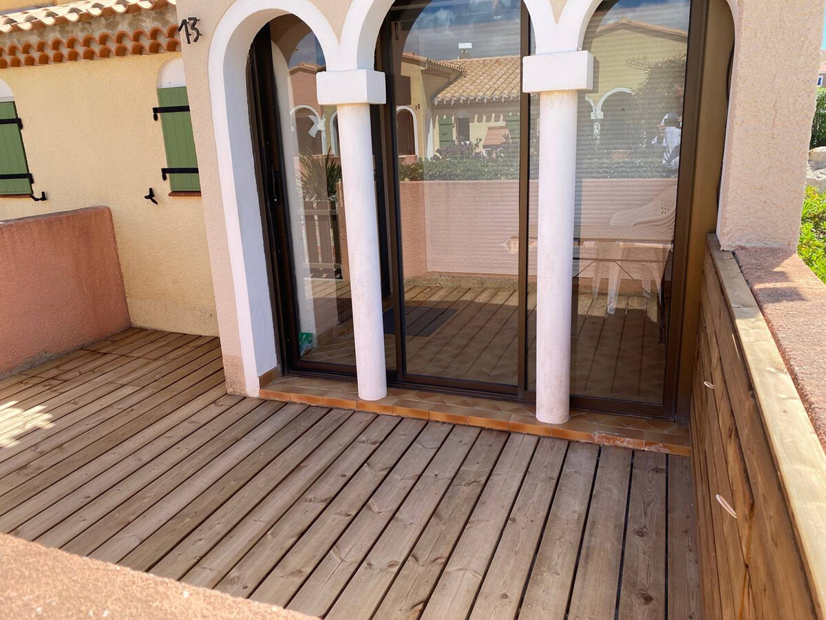 Pavillon T2 Port Barcarès, terrasse et plage privée - Photo 16