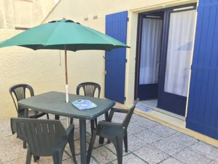 Location villa à Port Leucate, Villa T2 avec piscine et parking à Port Leucate, 4 personnes