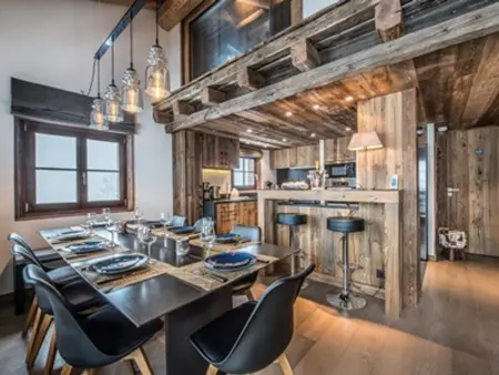 Chalet chaleureux avec SPA proche pistes à Méribel - Photo 1