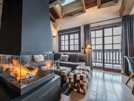 Chalet chaleureux avec SPA proche pistes à Méribel - Photo 5
