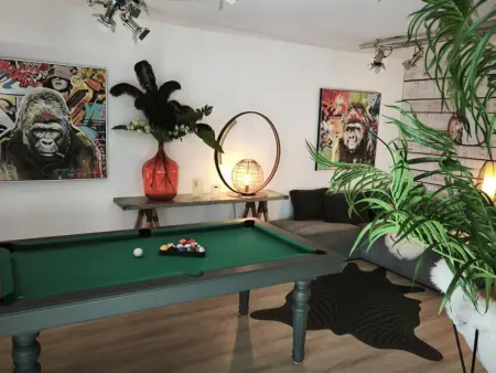 Gîte loft 125 m² piscine chauffée et spa en Auvergne : photo 26