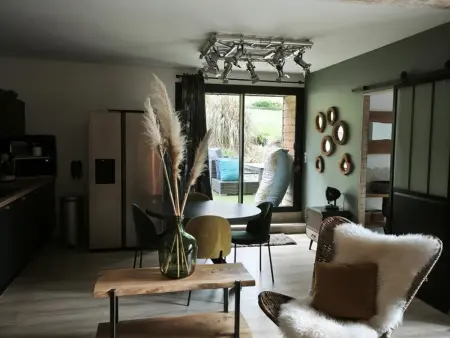 Gîte loft 125 m² piscine chauffée et spa en Auvergne : photo 29