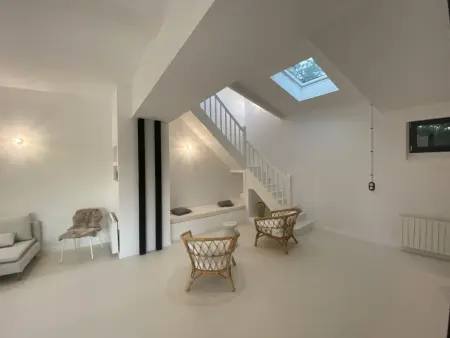 Gîte 6 pers. Senlisse : parc 2 ha, étang pêche, cheminée : photo 31
