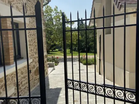 Gîte 6 pers. Senlisse : parc 2 ha, étang pêche, cheminée : photo 34