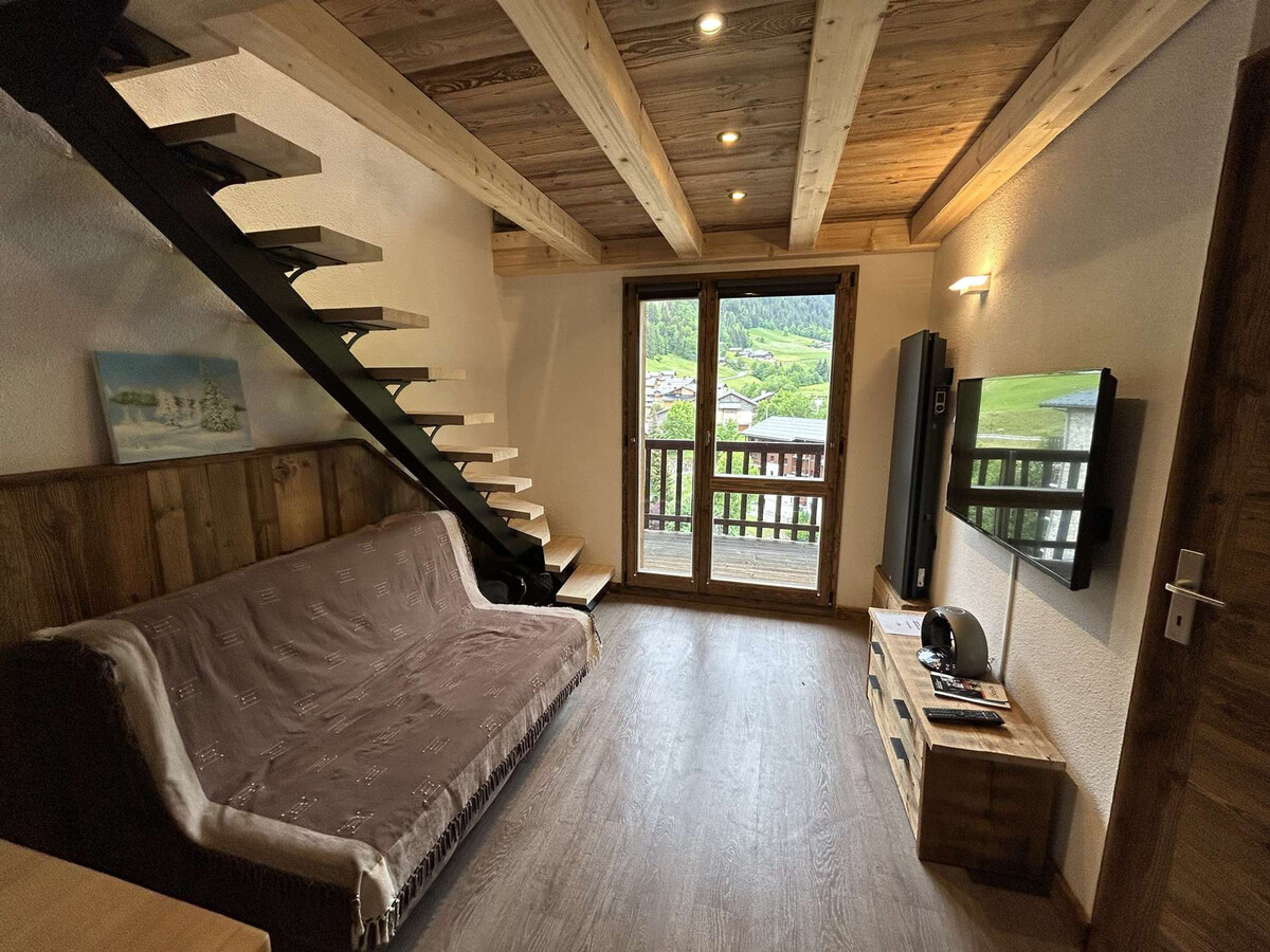 Duplex 4 pers. Arêches-Beaufort, piscine été, 50m pistes - Photo 2