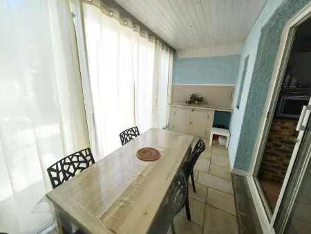 Villa Mitoyenne Climatisée, Piscine, Parking, 450m de la Plage - Photo 19