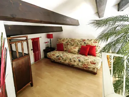 Villa mitoyenne calme avec piscine et parking, proche plage pour 6 personnes - Photo 9