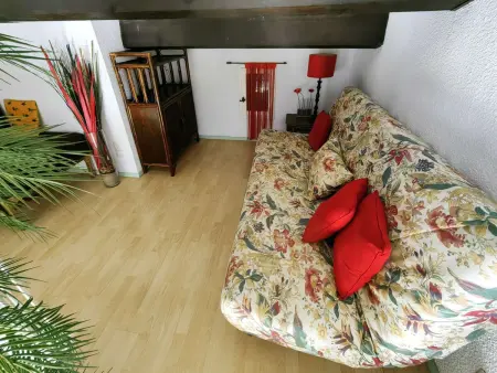 Villa mitoyenne calme avec piscine et parking, proche plage pour 6 personnes - Photo 10