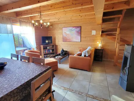 Chalet Shangrila à Saint-Michel-de-Chaillol : SPA et terrasse plein Sud : photo 2