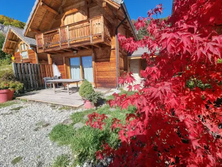Chalet Shangrila à Saint-Michel-de-Chaillol : SPA et terrasse plein Sud : photo 8