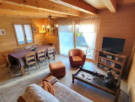 Chalet Shangrila à Saint-Michel-de-Chaillol : SPA et terrasse plein Sud : photo 22