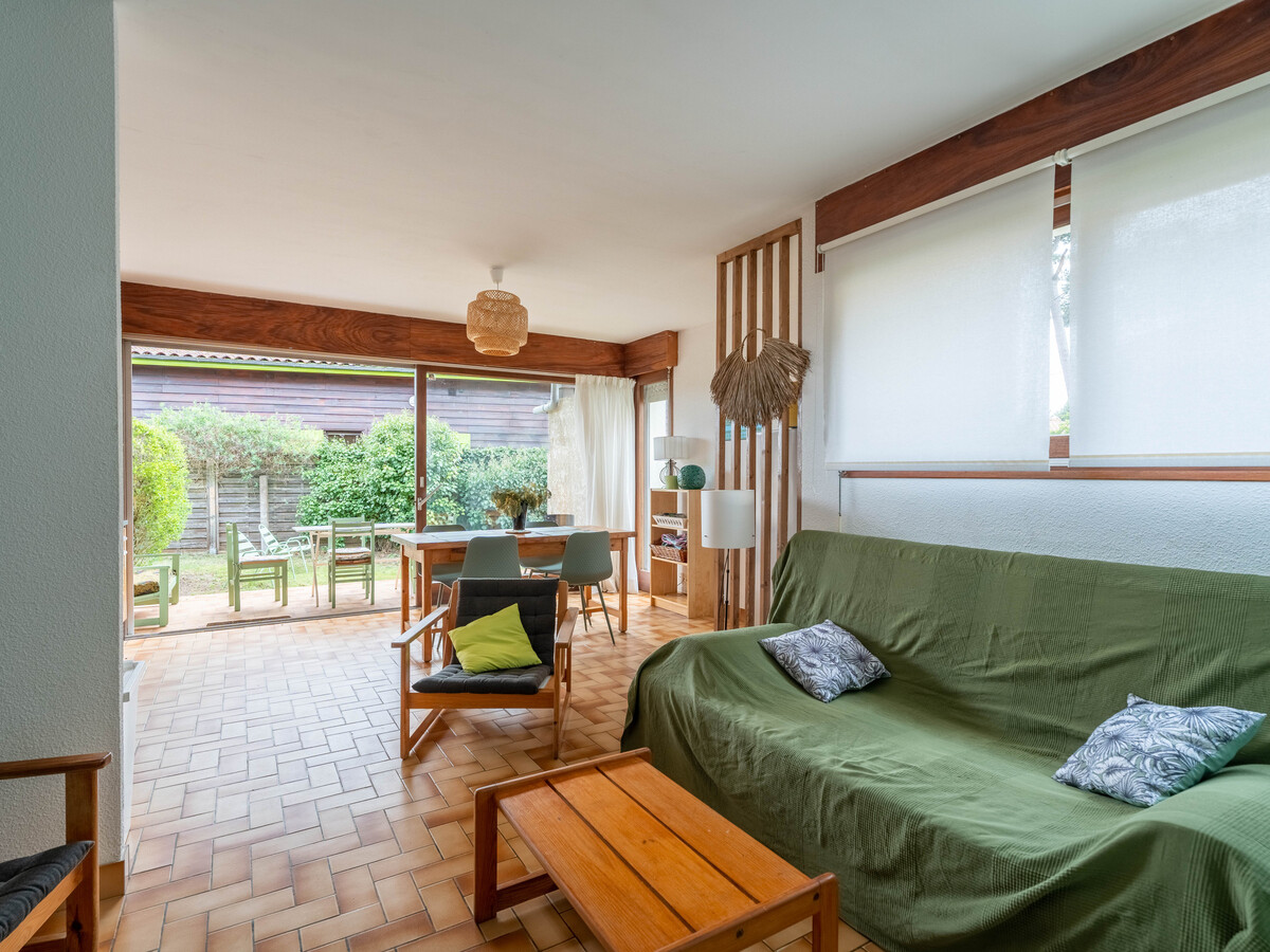 Maison 6 pers à Mimizan, terrasse solarium vue courant - Photo 4