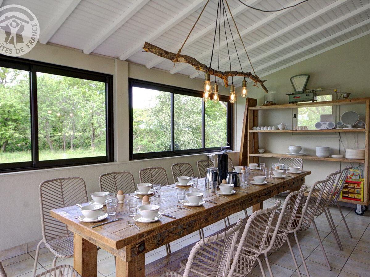 Gîte 14 pers. à Vivans : piscine couverte, sauna, spa - Photo 8