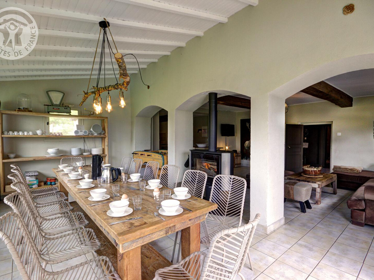 Gîte 14 pers. à Vivans : piscine couverte, sauna, spa - Photo 10