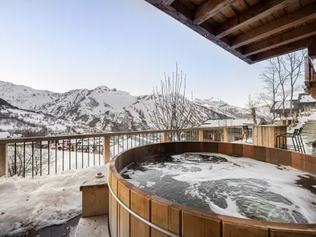 Chalet skis aux pieds avec bain nordique, 12/14 pers, chef inclus - Photo 3
