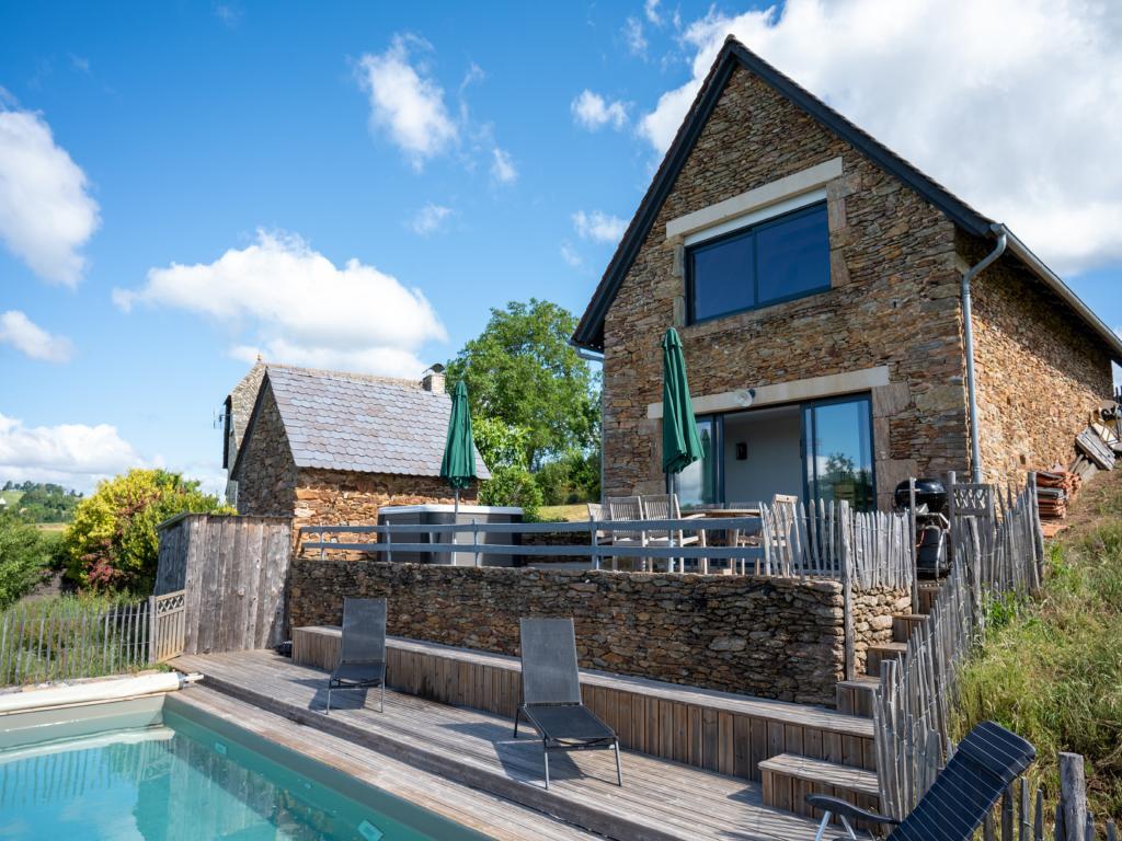 Gite Les Corbieres : 2 maisons 12 pers., sauna et piscine - Photo 1