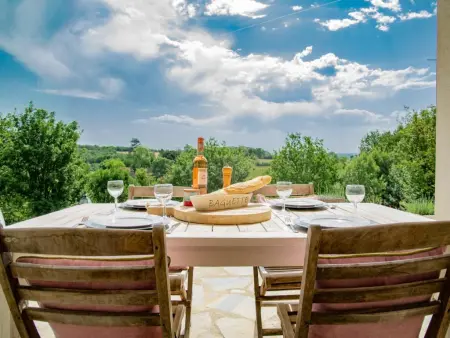 Villa Calloras, studio avec terrasse et vue vallée à Cajarc : photo 2
