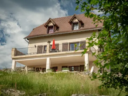 Villa Calloras, studio avec terrasse et vue vallée à Cajarc : photo 22