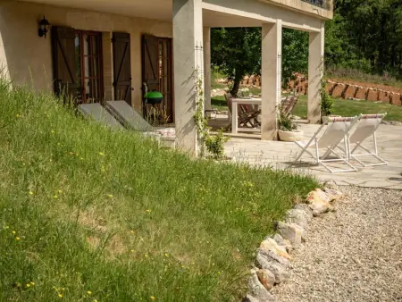 Villa Calloras, studio avec terrasse et vue vallée à Cajarc : photo 23