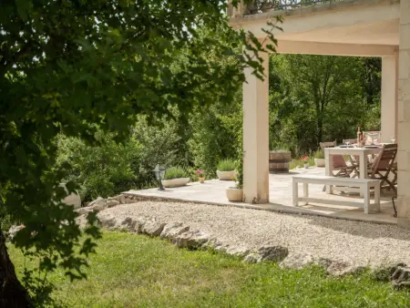 Villa Calloras, studio avec terrasse et vue vallée à Cajarc : photo 24