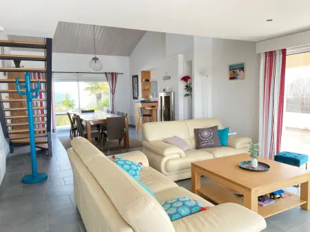Villa familiale avec piscine privée chauffée, 800m plage, WiFi - Photo 6