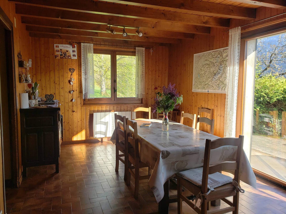 Chalet 8 pers, poêle bois, garage à Samoëns - Photo 4