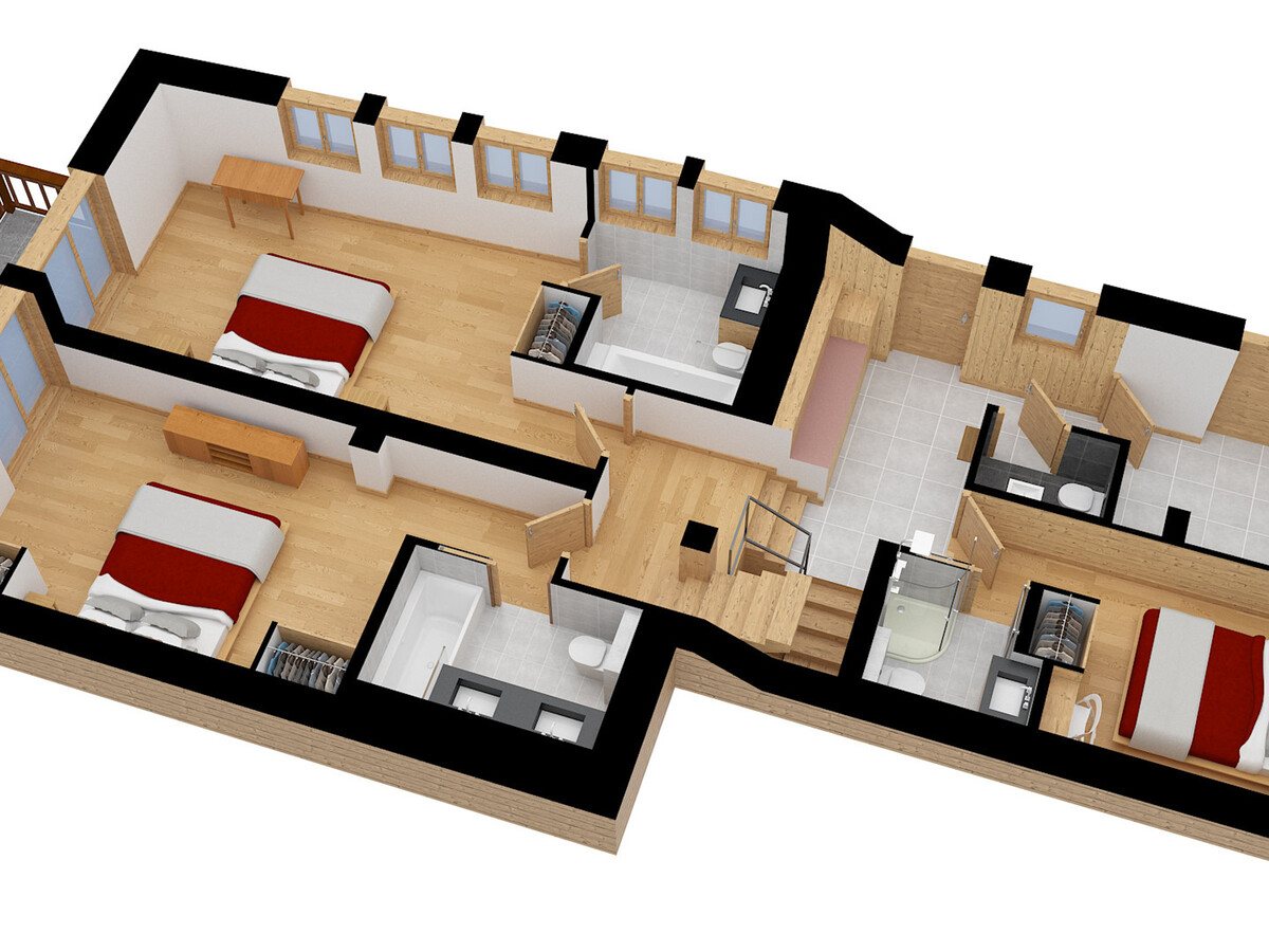 Chalet les Voûtes, 5 chambres, jacuzzi, 200m télécabine - Photo 13