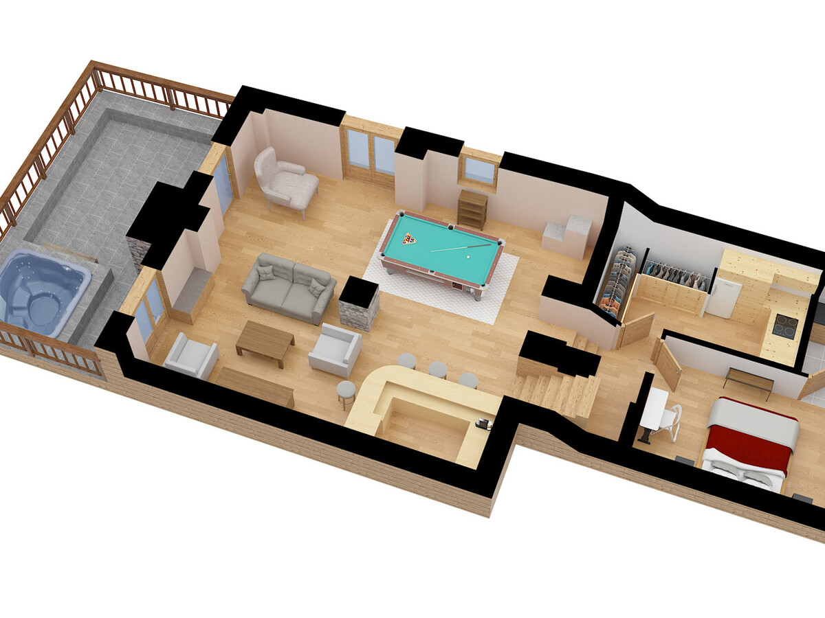 Chalet les Voûtes, 5 chambres, jacuzzi, 200m télécabine - Photo 16