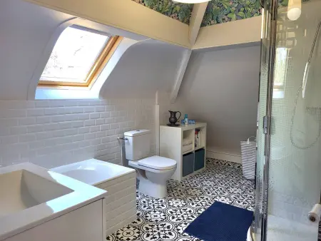 Maison Familiale, Plage à 250m, Calme, Jardin, Terrasse, WIFI : photo 13