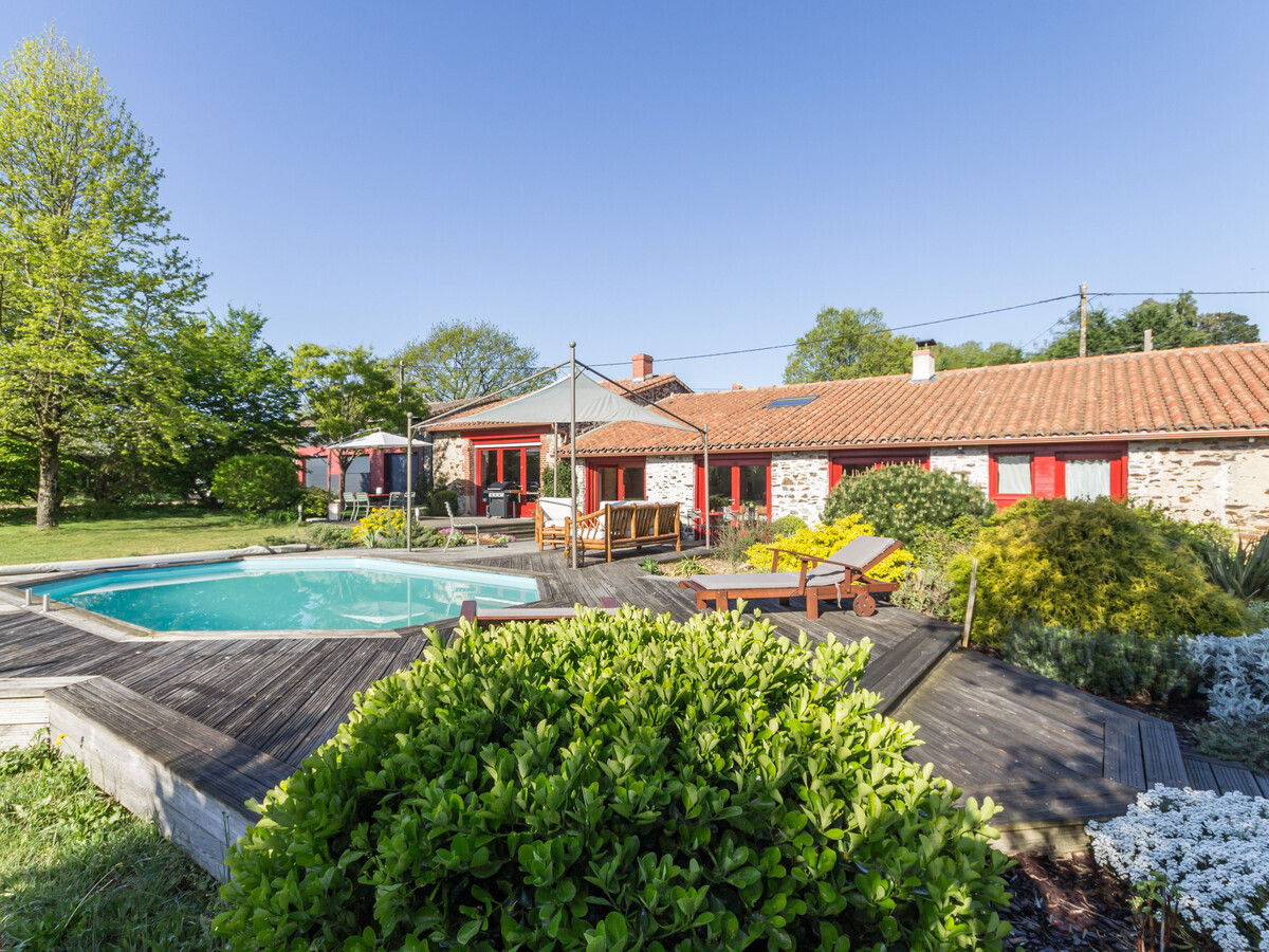 Gîte 7 pers. piscine naturelle et bassin Koï, campagne Nantes - Photo 21